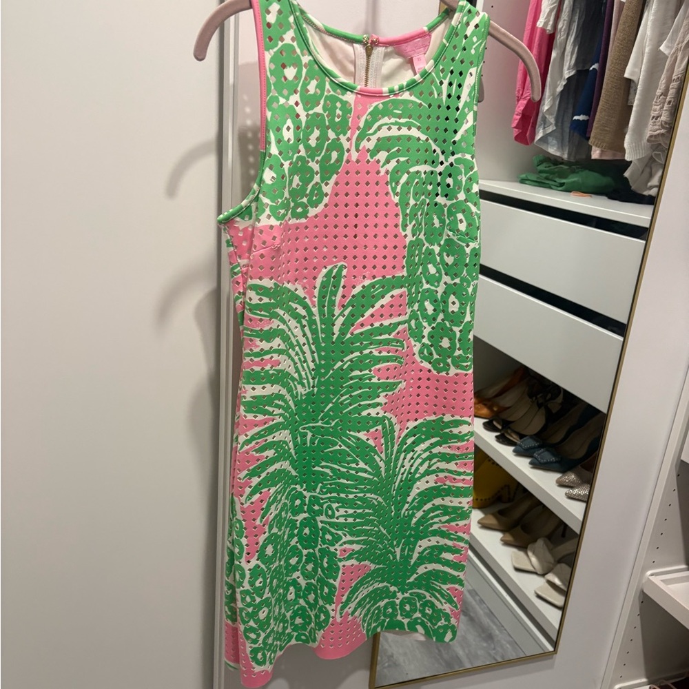 Lilly Pulitzer Pink and Green Dress